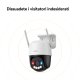 Imou Cruiser SC 4G 2K (3MP) - Telecamera 4G da esterno Motorizzata 360° - Visione Notturna a Colori, IP66, Tracciamento Intelligente, Rilevamento Umano, Deterrenza attiva (Faretto, Luci Blue e Rosse e 17