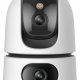 Imou Ranger DUAL 6MP (3MP+3MP) Telecamera WiFi Interno con Doppia Lente, 360°PTZ Telecamera da Interno, Rilevamento Umano, Tracciamento Intelligente, Visione Notturna a Colori, Modalità Privata 2,4ghz 4
