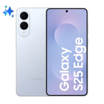 Samsung Galaxy S25 Edge, Smartphone AI, Display 6.7'' QHD+ Dynamic AMOLED 2X, Fotocamera 200MP, RAM 12GB, 512GB, 3.900 mAh, Titanium Icyblue