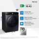 Samsung DV16DG8600BVU3 asciugatrice Libera installazione Caricamento frontale 16 kg Nero 6