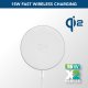 Cellularline Mag Qi2 Wireless Charging Pad Pad di ricarica wireless con certificazione Qi2 e compatibile con ecosistema Magsafe 10