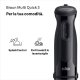 Braun MultiQuick 3 - Minipimer, Frullatore a immersione, con Tritatutto, 700W, Nero (MQ.30201M) 10