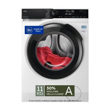 AEG Series 7000 Lavatrice Carica Frontale 11 Kg Classe A-30% 1400 Giri MADE IN ITALY LR7FH11BGB