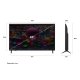 LG UHD AI 43UA75006LA TV Serie UA75 43'' 4K, α7 Gen8, HDR10, 20W, 3 HDMI con Game Optimizer, Smart TV WebOS 25 8