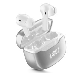 Cellularline Key Pro Auricolari Bluetooth con custodia di ricarica, display LED e funzione ENC