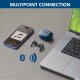 Cellularline Key Pro Auricolari Bluetooth con custodia di ricarica, display LED e funzione ENC 14