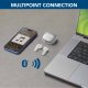 Cellularline Core Pro Auricolari Bluetooth con custodia di ricarica, display LED e funzione ENC 13