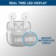 Cellularline Core Pro Auricolari Bluetooth con custodia di ricarica, display LED e funzione ENC 14