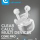 Cellularline Core Pro Auricolari Bluetooth con custodia di ricarica, display LED e funzione ENC 7