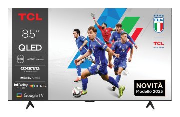 TCL P79K Serie Smart TV QLED 4K 85" 85P79K, audio Onkyo 2.1 con subwoofer, Google TV