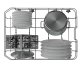 Indesit Lavastoviglie BI 45 cm classe E, 10 coperti, Push&Go, 46 dba 7