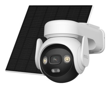 Imou AOV 4G 5MP - Telecamera da esterno 4G e Wifi Motorizzata con pannello solare. Tecnologia AOV per registrazione 24/7 . Incluse Sim teleDati 4G ed SD da 32Gb