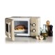 Ariete Linea Vintage 3960 Forno a microonde Vintage, 800W, Capacità 20L, 3 funzioni, 6 livelli di cottura, Timer, Beige 5