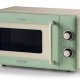 Ariete Linea Vintage 3960 Forno a microonde Vintage, 800W, Capacità 20L, 3 funzioni, 6 livelli di cottura, Timer, Verde 2