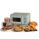 Ariete Linea Vintage 3960 Forno a microonde Vintage, 800W, Capacità 20L, 3 funzioni, 6 livelli di cottura, Timer, Celeste 3