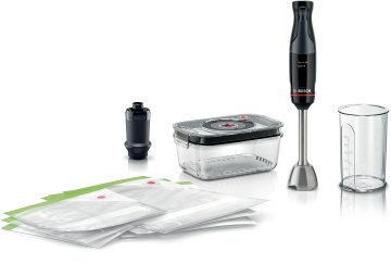 Bosch Serie 4 , Frullatore a immersione, ErgoMaster, 1000 W, Nero, antracite MSM4B6V2