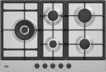 Beko HIAL75225SXE Acciaio inox Da incasso 75 cm Gas 5 Fornello(i)
