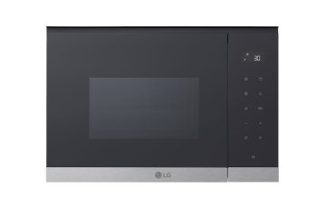LG MG7Z2593D Nero, Acciaio inox Microonde con grill Da incasso 25 L 900 W