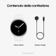 Samsung Galaxy Watch8 (Silver, BT, 44mm) Smartwatch Galaxy AI, allenatore personale, design resistente agli urti, processore 3nm, monitoraggio attività fisica e sonno, One UI 8 11