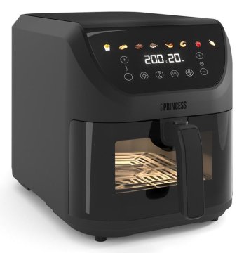 Princess 182476 Singolo 8 L Indipendente 2000 W Friggitrice ad aria calda Nero