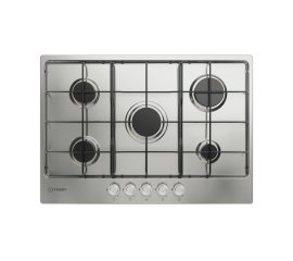 Indesit THP 752 IX/I 1 piano gas inox 75cm 5 fuochi griglie smaltate