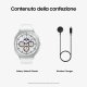 Samsung Galaxy Watch8 Classic (White, BT, 46mm) Smartwatch Galaxy AI, design resistente agli urti, lunetta girevole, processore 3nm, monitoraggio attività fisica e sonno, One UI 8 13
