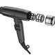 GA.MA Phon iQ Lite: leggero 316 grammi, ultracompatto, 1500 W, Tecnologia agli Ioni e Ossigeno Attivo, Motore Brushless a lunga durata, Effetto Anti Crespo, Sei combinazioni di temperatura e velocità, 19