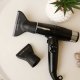 GA.MA Phon iQ Lite: leggero 316 grammi, ultracompatto, 1500 W, Tecnologia agli Ioni e Ossigeno Attivo, Motore Brushless a lunga durata, Effetto Anti Crespo, Sei combinazioni di temperatura e velocità, 50