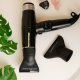 GA.MA Phon iQ Lite: leggero 316 grammi, ultracompatto, 1500 W, Tecnologia agli Ioni e Ossigeno Attivo, Motore Brushless a lunga durata, Effetto Anti Crespo, Sei combinazioni di temperatura e velocità, 55