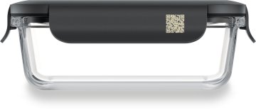 Miele 12636170 recipiente per cibo Rettangolare Contenitore 0,4 L Nero, Trasparente 1 pz