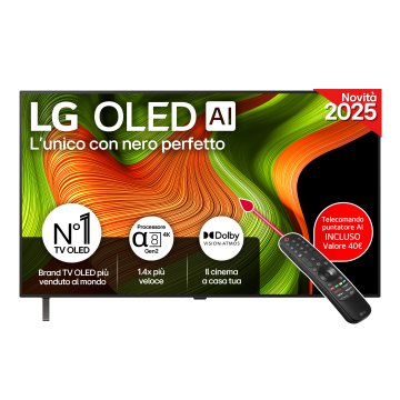 LG OLED AI OLED48B56LA TV Serie B5 48'' 4K, α8 Gen2, Dolby Vision, 20W, 4 HDMI con VRR 120Hz, G-Sync, Smart TV WebOS 25