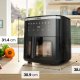 Bosch Serie 6 Friggitrice ad aria Nero MAF671B1 10