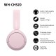 Sony WHCH520P.CE7 cuffia e auricolare Wireless A Padiglione Musica e Chiamate USB tipo-C Bluetooth Rosa 7