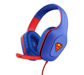 Trust GXT 415SM Zirox Auricolare Cablato A Padiglione Gaming Blu, Rosso