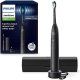 Philips Sonicare Spazzolino elettrico sonico con base di ricarica, 2 livelli intensità, sensore di pressione colore nero HX7101/02 3
