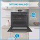 Indesit IO 278P X forno Multifunzione Inox 11Funzioni totali classe A++ 71Lt Pirolisi+Idrolisi 9