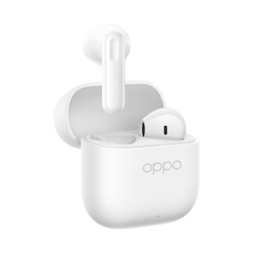 OPPO Enco Buds3 Auricolari True Wireless, 42h di Autonomia, Driver Dinamico da 12.4mm, BT 5.4, Controlli Touch, Cancellazione rumore passiva, Android e iOS, IP55, [Versione Italiana], Bianco