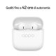 OPPO Enco Buds3 Auricolari True Wireless, 42h di Autonomia, Driver Dinamico da 12.4mm, BT 5.4, Controlli Touch, Cancellazione rumore passiva, Android e iOS, IP55, [Versione Italiana], Bianco 4