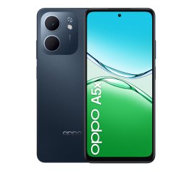 OPPO A5x Smartphone, Foto AI 32MP, Frontale 5MP, Display 6.67” 90HZ LCD HD+, 6000mAh, RAM 4(Esp1GB/2GB/4GB)+ROM 128GB (esp1TB), IP65, [Versione Italia], Black Blue