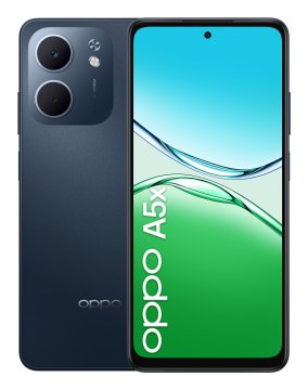 OPPO A5x Smartphone, Foto AI 32MP, Frontale 5MP, Display 6.67” 90HZ LCD HD+, 6000mAh, RAM 4(Esp1GB/2GB/4GB)+ROM 128GB (esp1TB), IP65, [Versione Italia], Nero Blue