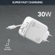 Cellularline Retractable Power 30W Caricabatterie da rete 30W con cavo retrattile USB-C e porta USB-C 13