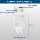 Cellularline Retractable Power 30W Caricabatterie da rete 30W con cavo retrattile USB-C e porta USB-C 17