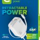 Cellularline Retractable Power 65W Caricabatterie da rete 65W con cavo retrattile USB-C e porta USB-C 11