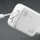 Cellularline Retractable Power 65W Caricabatterie da rete 65W con cavo retrattile USB-C e porta USB-C 10