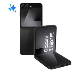 Samsung Galaxy Z Flip7 FE Smartphone AI, RAM 8GB, 256GB, Display 3,4" Super AMOLED/6,7" Dynamic AMOLED 2X, Fotocamera 50MP, Black