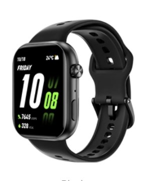 Honor InfoWear Watch 2i 4,7 cm (1.85") AMOLED 49.7 mm Digitale 390 x 450 Pixel Touch screen Nero