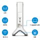 Box FRITZ! 6820 LTE (v3) INT router wireless Gigabit Ethernet Banda singola (2.4 GHz) 4G Rosso, Bianco 3