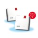 Mesh Set FRITZMESH SET 1600 2-PACK EDITION INTERNATIONAL Dual-band (2.4 GHz/5 GHz) Wi-Fi 6 (802.11ax) Rosso, Bianco Interno 2