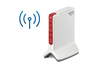 Box FRITZ! 6820 LTE (v3) INT router wireless Gigabit Ethernet Banda singola (2.4 GHz) 4G Rosso, Bianco