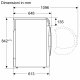 Bosch Serie 6 WQG233D1II asciugatrice Libera installazione Caricamento frontale 8 kg Bianco 15